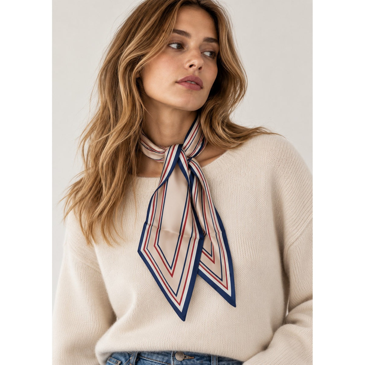 Foulard Beige