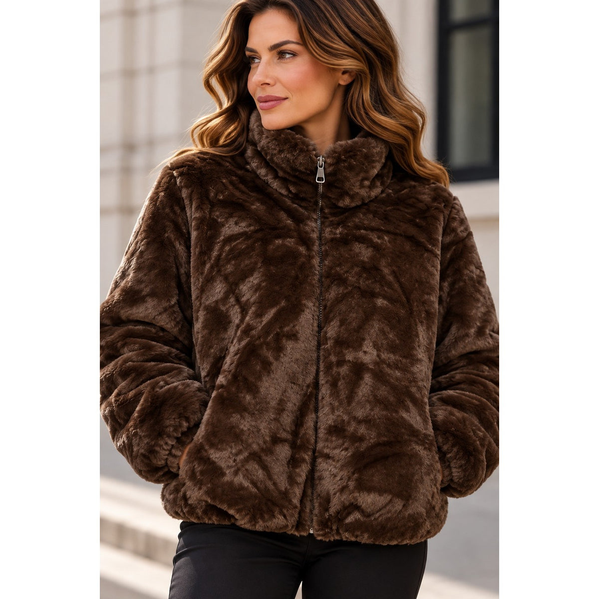 Veste Fourrure Lapin