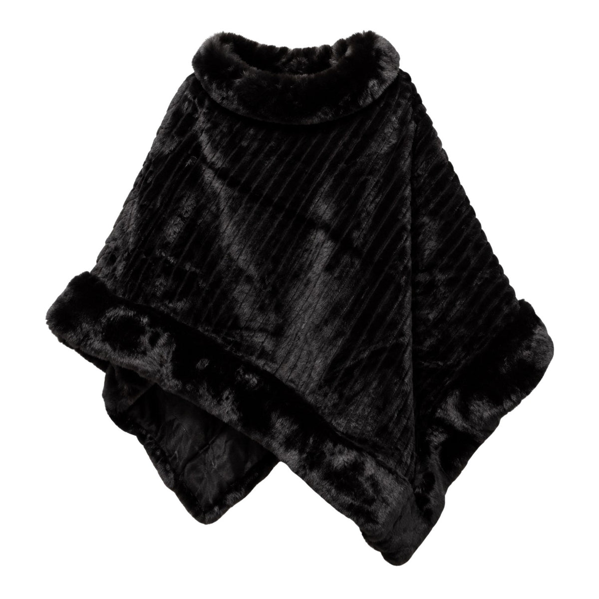 Poncho Fausse Fourrure