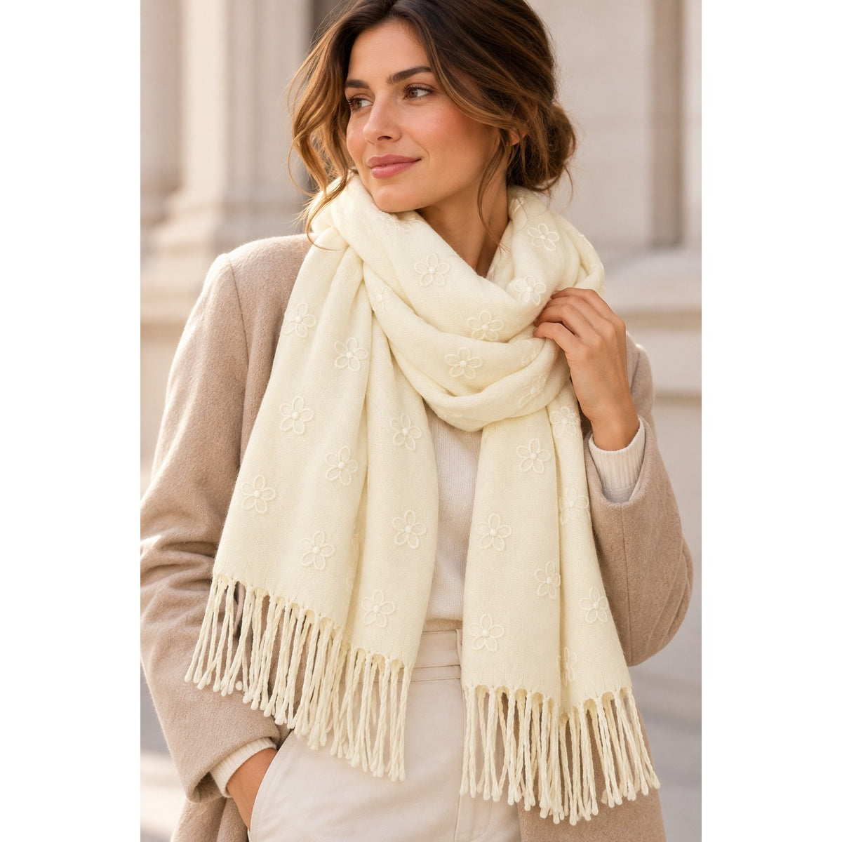 Foulard Ivoire