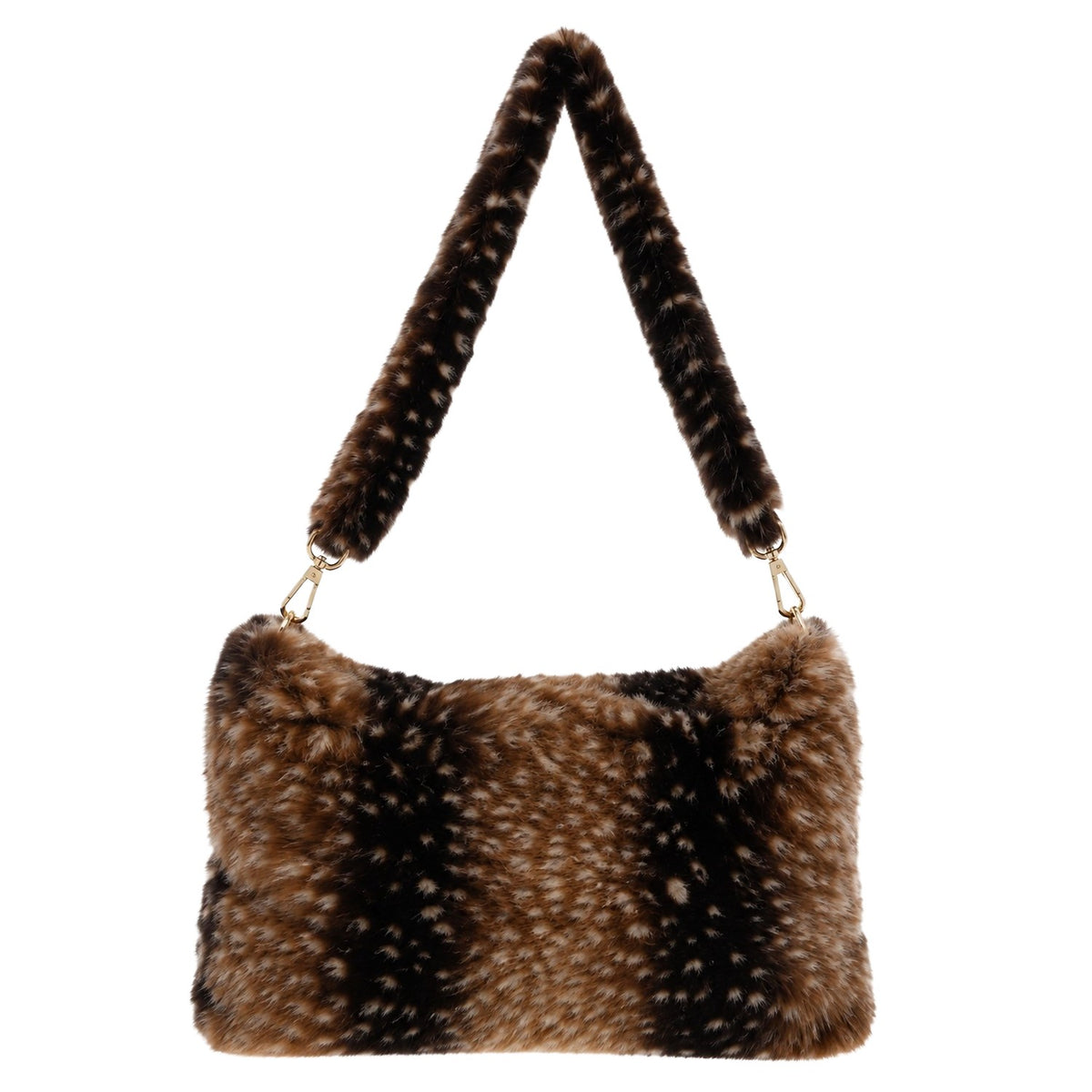 Sac Bandouliere Fourrure Marron