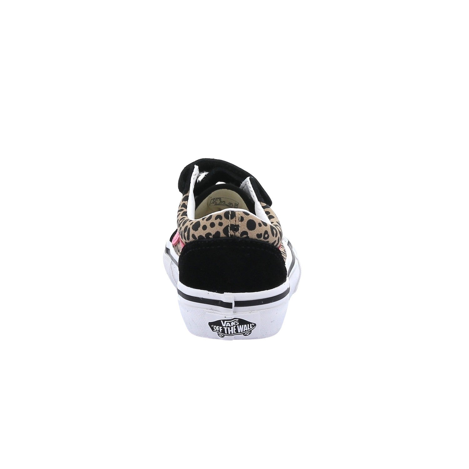 Old Skool V Leopard Pop Pink Velvet/Black