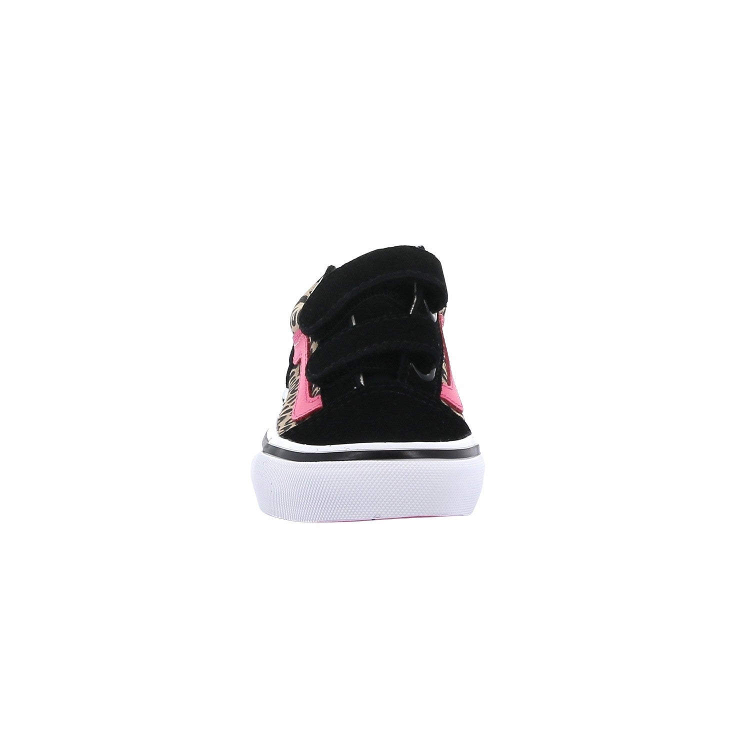 Old Skool V Leopard Pop Pink Velvet/Black