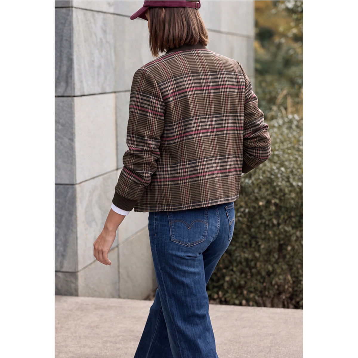 Check Wool Jacket