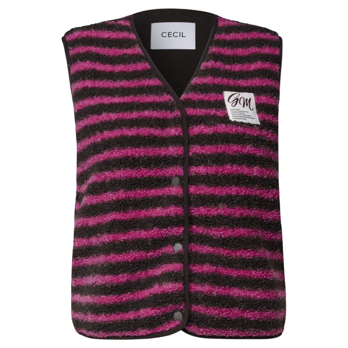 Striped Teddy Vest