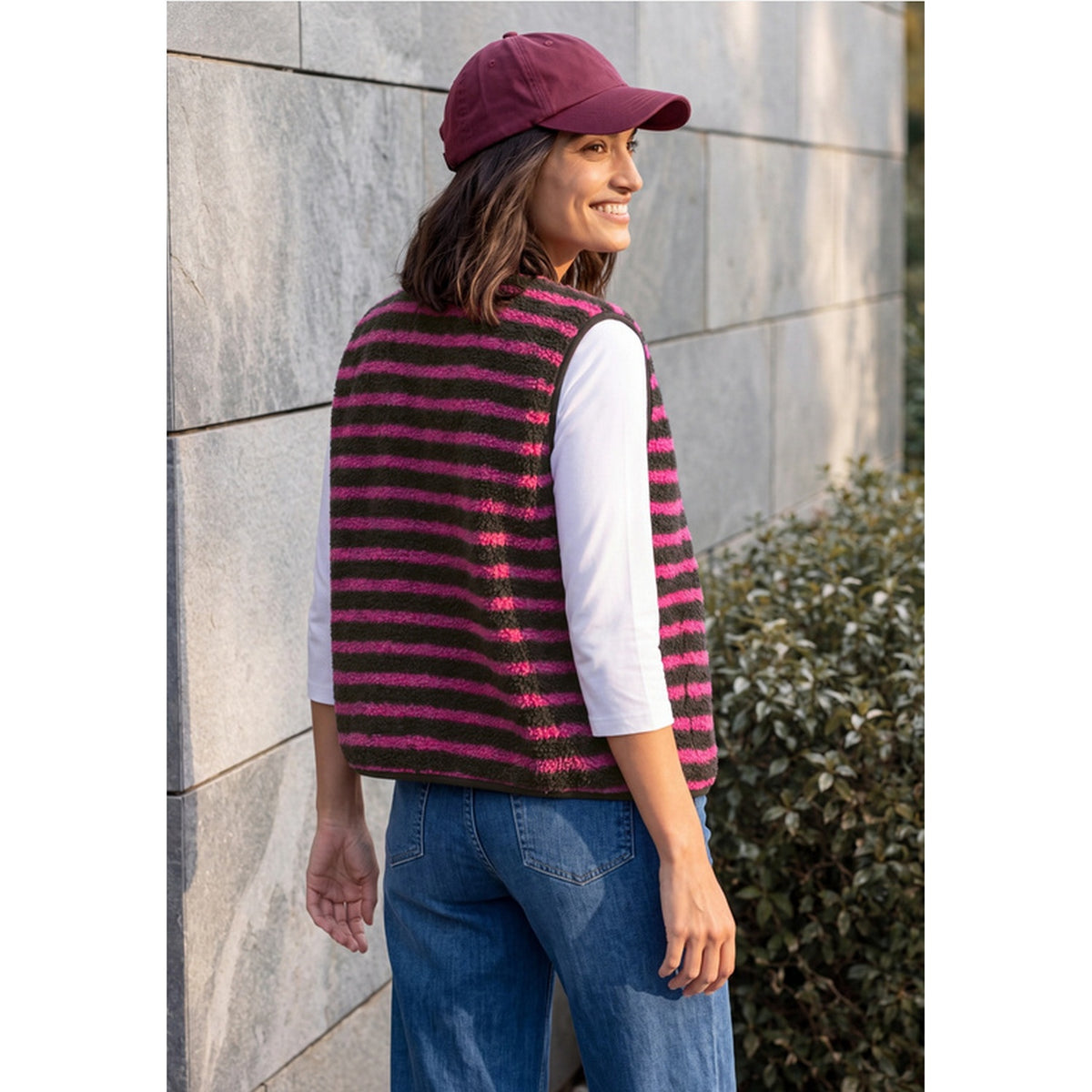 Striped Teddy Vest