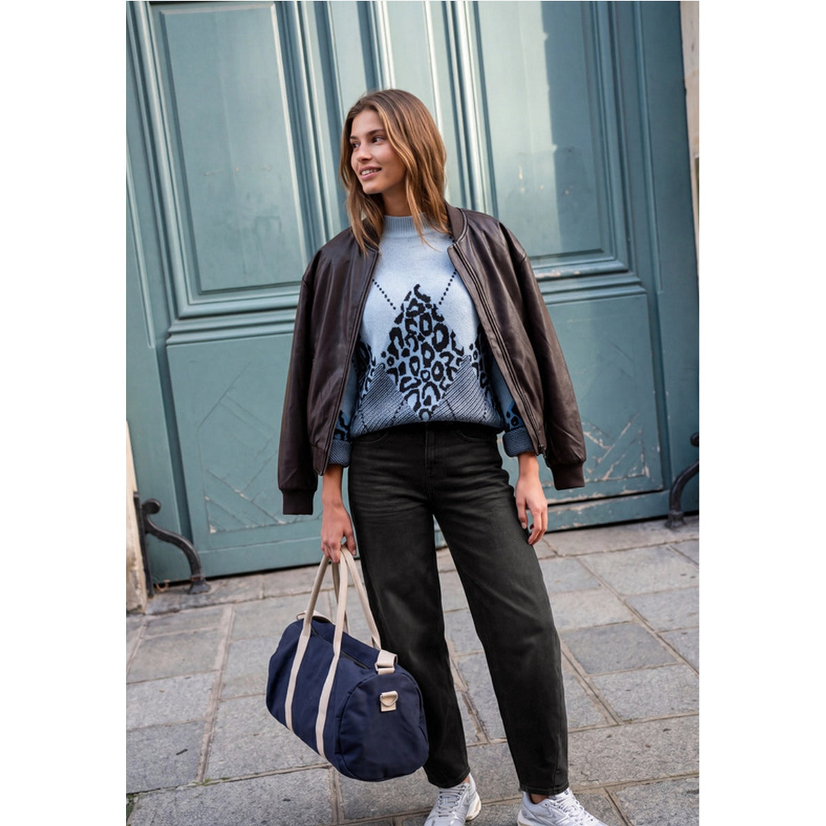 Style Mika Relaxed Barrel Fit,Hw,Black Washed