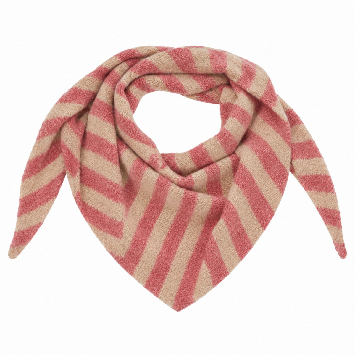 Triangle Beige Fonce/Rose Poudre