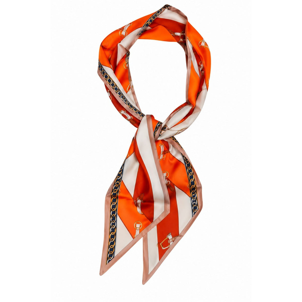 Foulard Beige/Orange