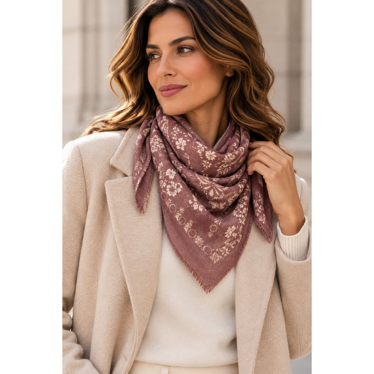 Foulard Bordeaux