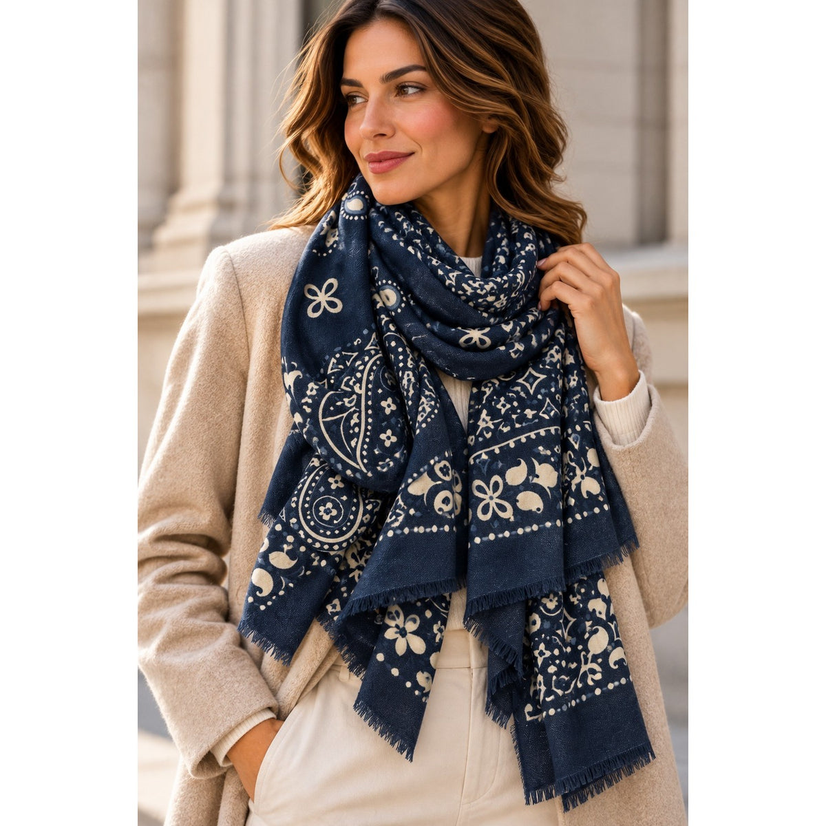 Foulard Marine