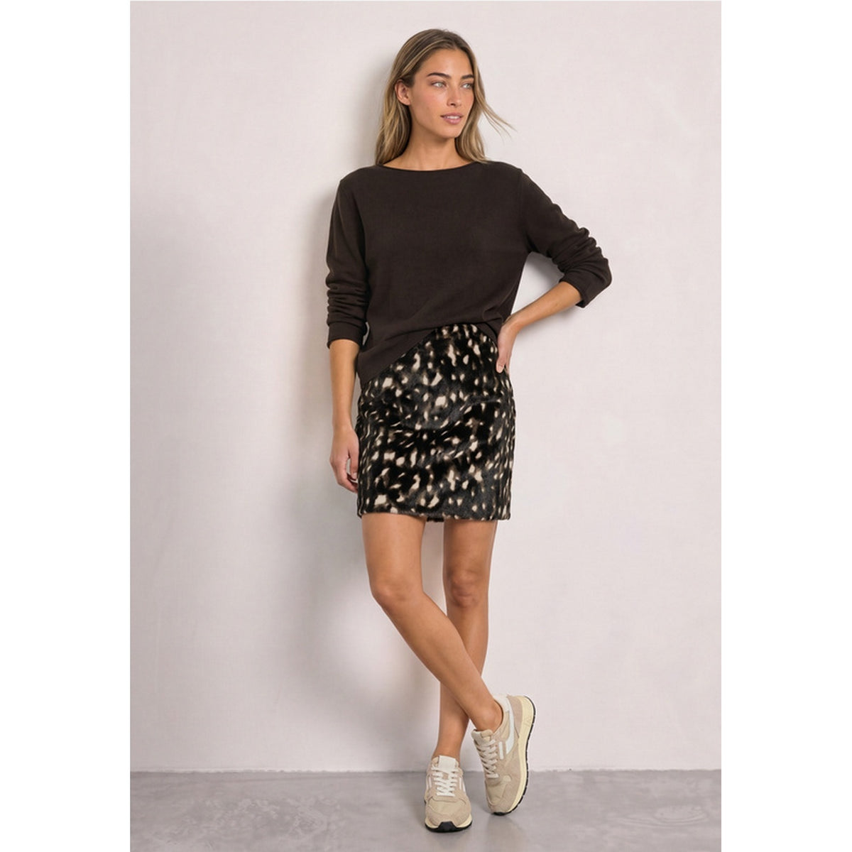 Jupe Fausse Fourrure