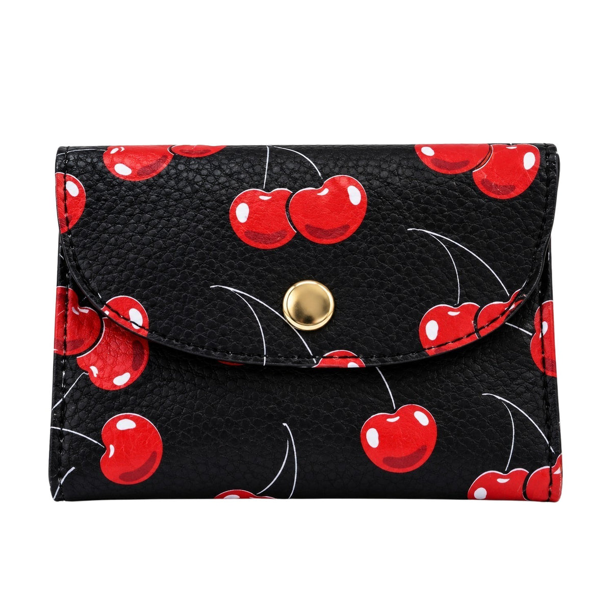 Porte-Monnaie Cerises Noir