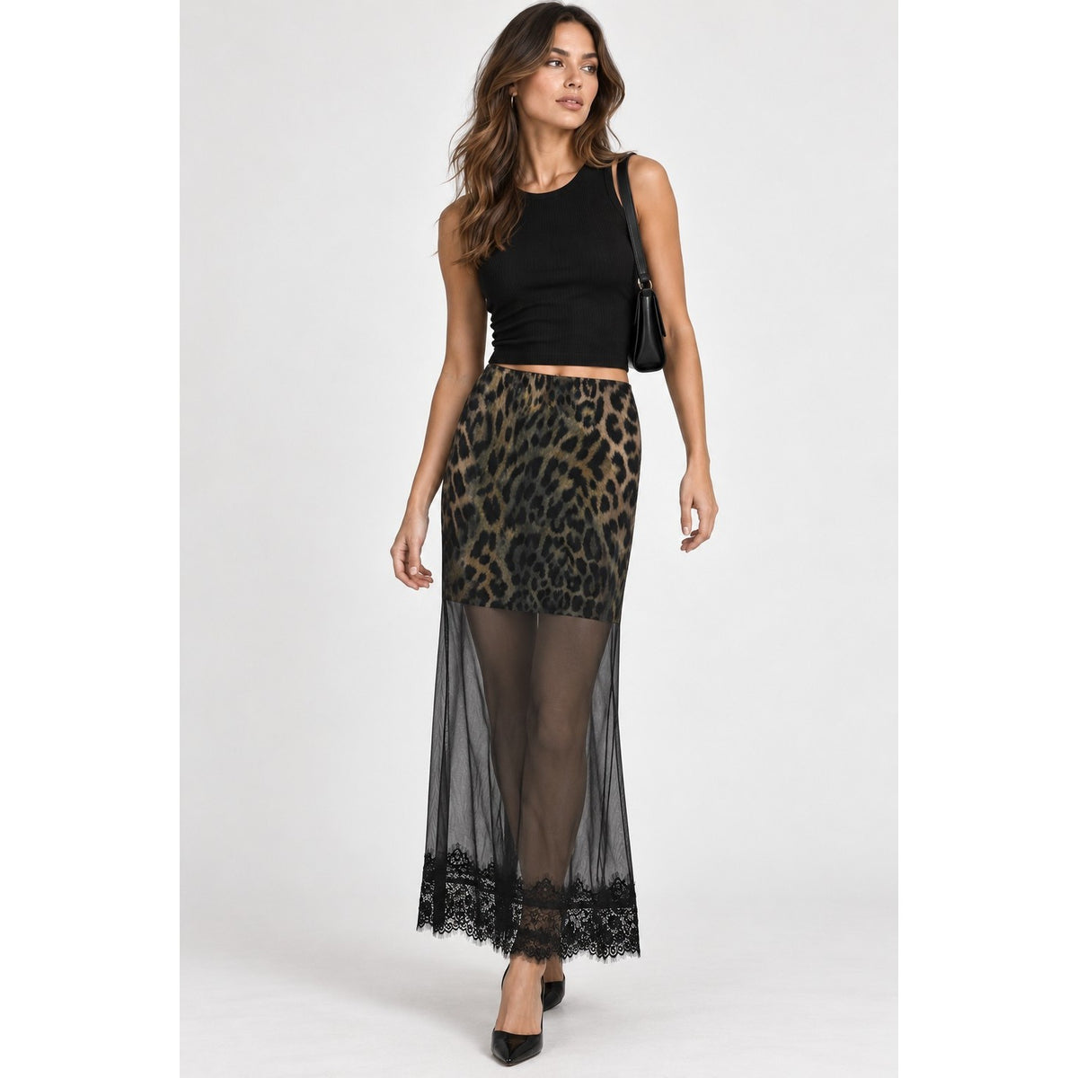 Jupe Leopard