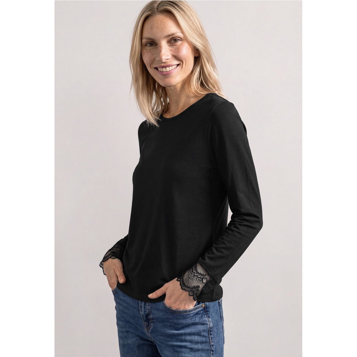 Top Manches Dentelle