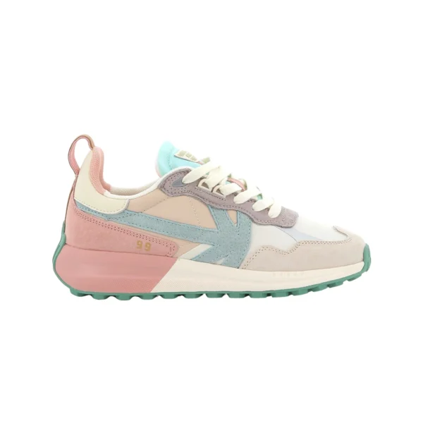 Detroit iii - 38, Beige ciel nubuck/textile