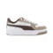 blanc-brun-simili-cuir