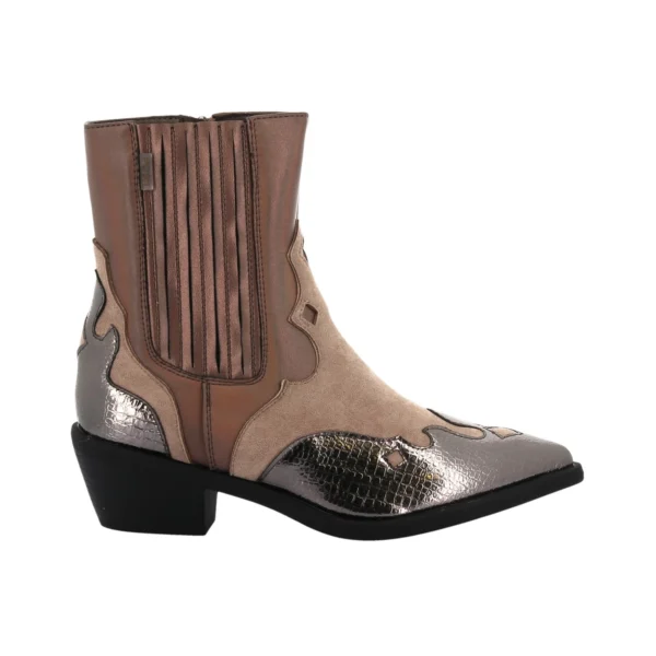 Roxi - 37, Bronz argent simili cuir nub