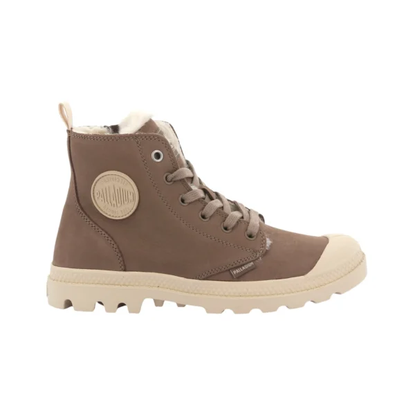 Pampa hi zip - 36, Taupe nubuck fourre