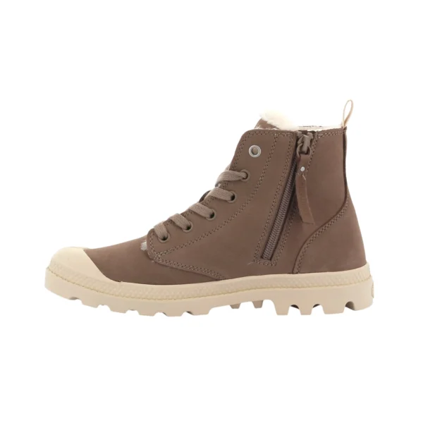 Pampa hi zip - 36, Taupe nubuck fourre