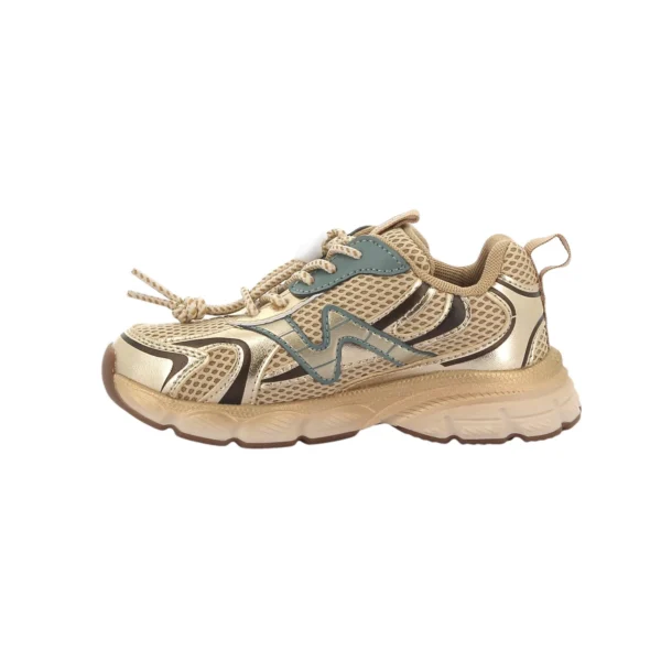 Wave - 28, Or+couleurs meche cuir