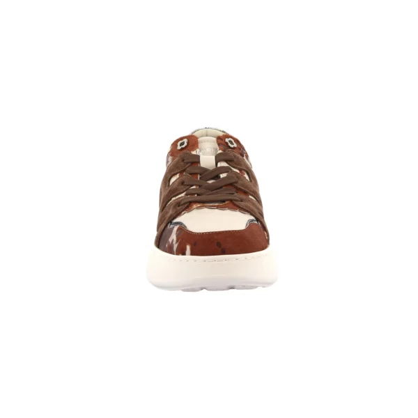Nadine - 36, Beige cognac cuir nubuck